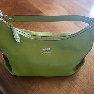 Green Coach Purse